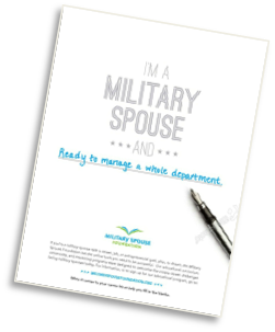 Military Spouse Dream Career Campaign