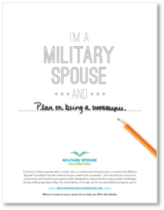 Military Spouse Dream Card 1