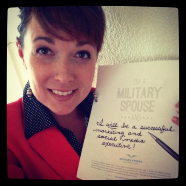 I'm a military spouse and... I WILL be a successful marketing and social media executive!