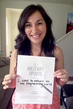 Military Spouse Career Dream Card